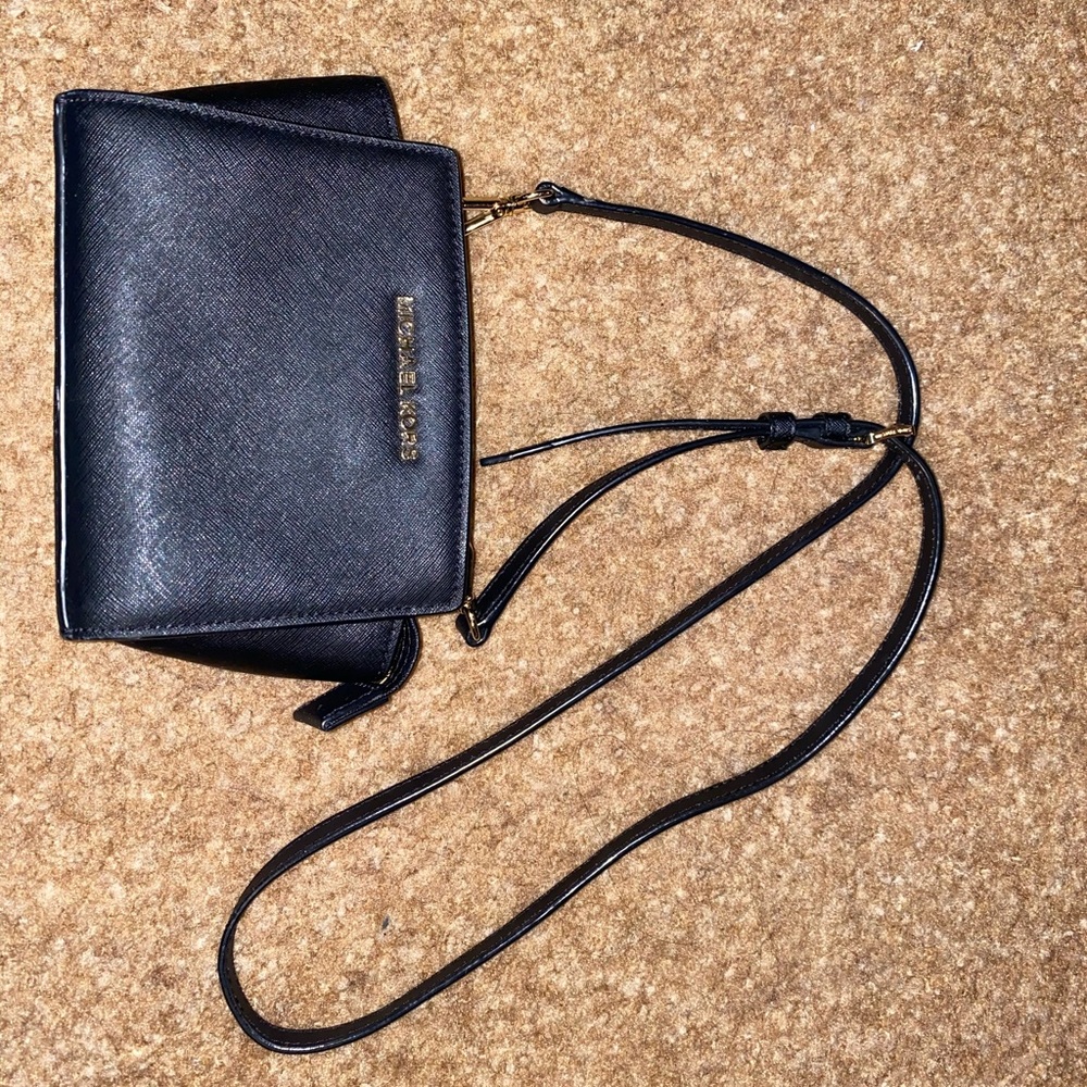 Michael Kors Selma Mini Saffiano Leather Crossbody
